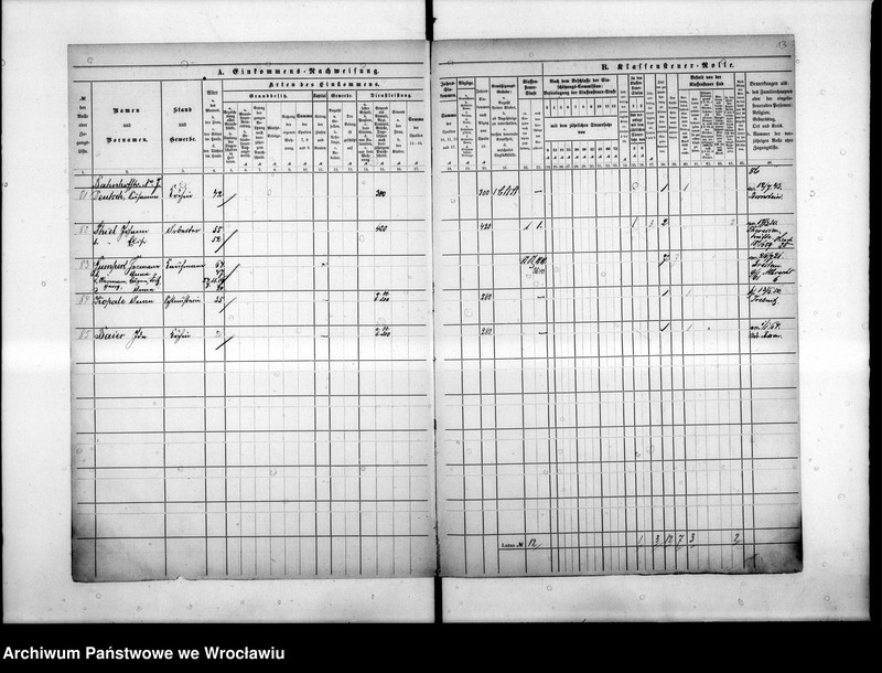 image.from.unit.number "Klassensteuerrolle nebst Eikommens - Nachweisung"