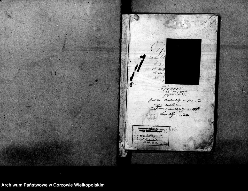 image.from.unit.number "Duplikate der Kirchenbücher von Tornow: Ludwigsruh (Lubiszyn), Wildwiese (Dzikowo), Splinterfelde (Tarnówka), Tornow (Tarnów), Diedersdorf, Neu Diedersdorf (Nowe Dzieduszyce), Charlottenhof (Sosny)"