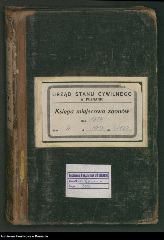 Obraz 2 z jednostki "Księga zgonów t. IV"
