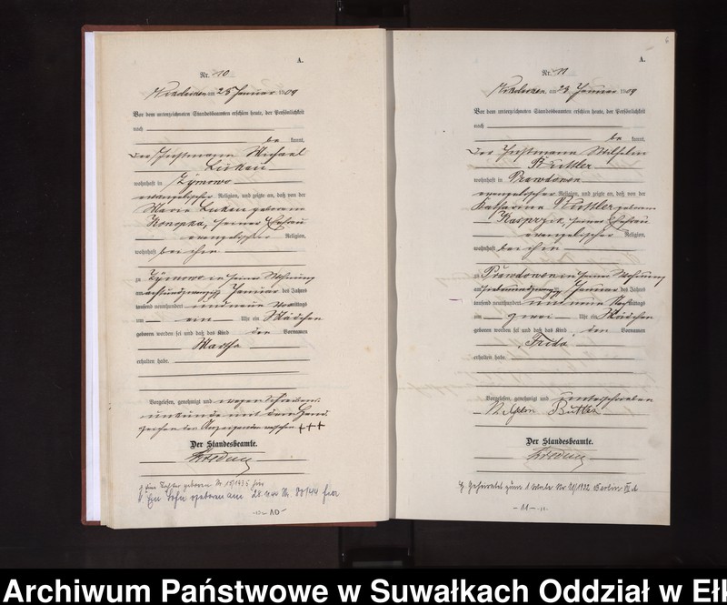 image.from.unit.number "Geburts-Haupt-Register des Königlichen Preussischen Standes-Amtes Nikolaiken Kreis Sensburg"