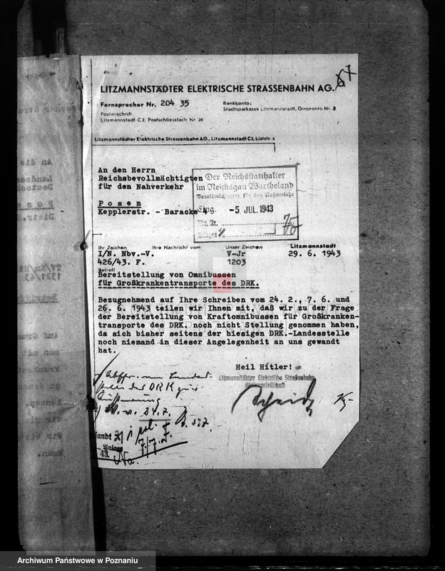 Obraz 11 z jednostki "Omnibuslinien"