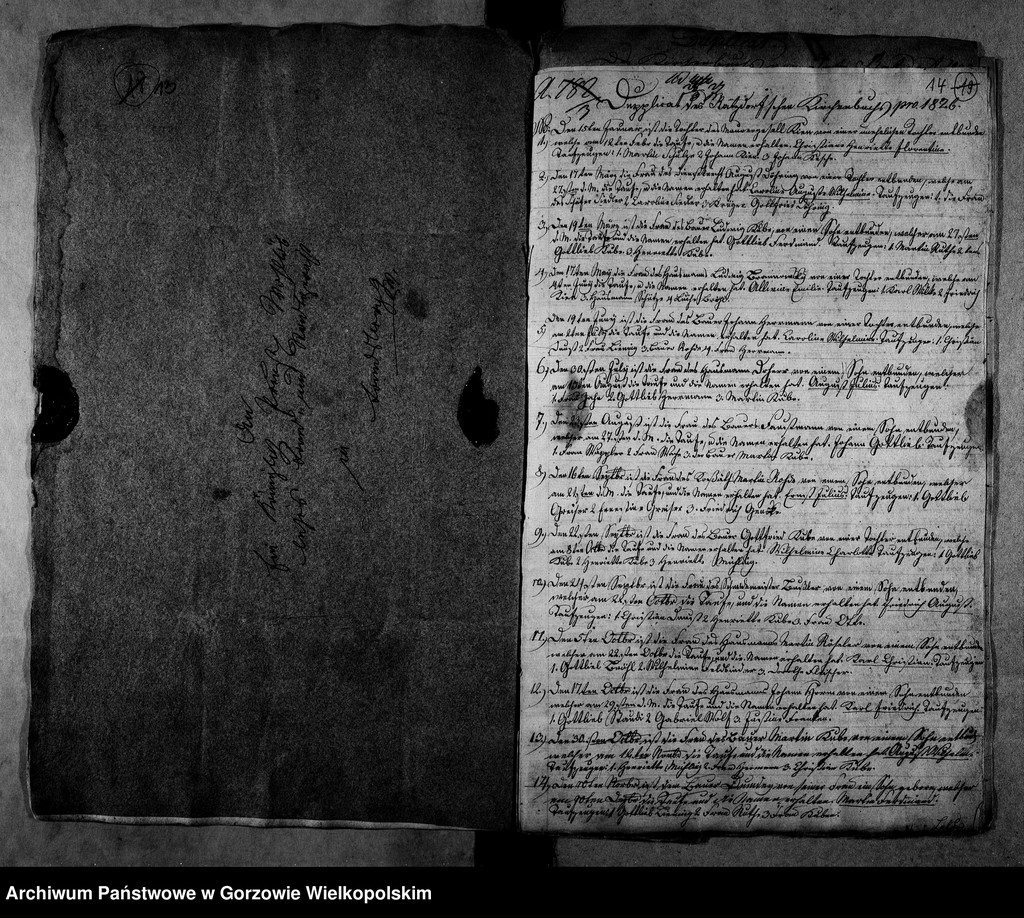 image.from.unit.number "Duplikate der Kirchenbücher von der Parochie Ratzdorf (Racław)"