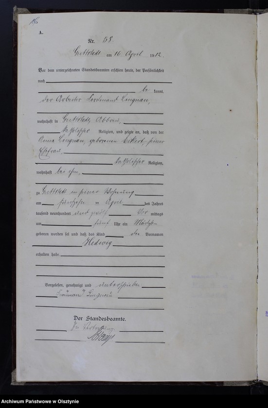 image.from.unit.number "Geburts-Neben-Register Nr 43-151"