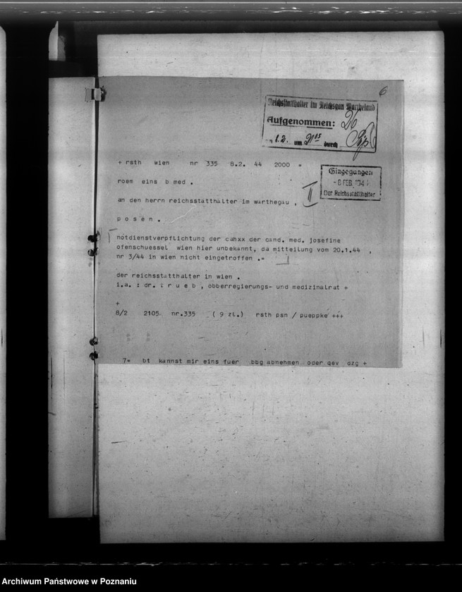 Obraz 9 z jednostki "Notdienstverpflichtung der Ärzte"