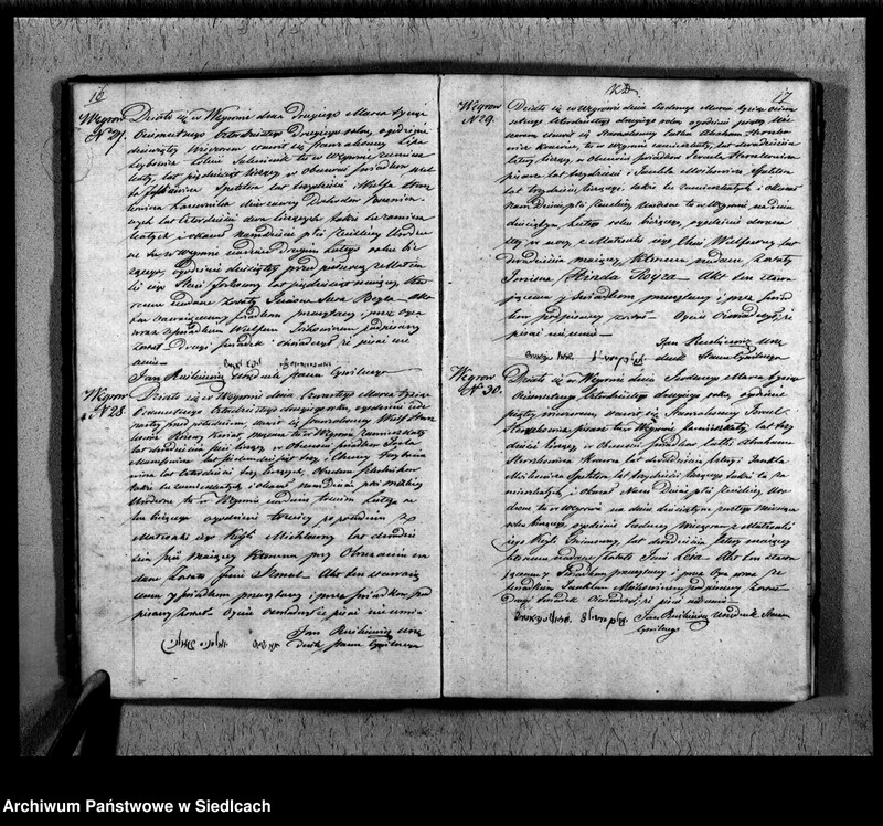 Obraz 11 z jednostki "Akta urodzeń, małżeństw, zgonów"