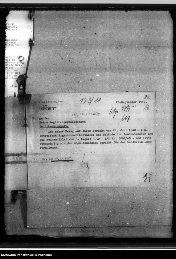 Obraz 20 z jednostki "Unterbringung der Landkreisverwaltungen"