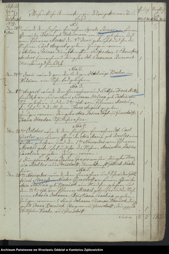 image.from.unit.number "Amtsgericht Schweidnitz Duplicate der Kirchenbücher der katholische Kirche zu Weizenrodau"