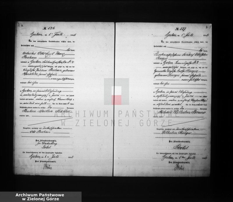 image.from.unit.number "Geburts-Neben-Register, Band II von No 525 bis No 892"