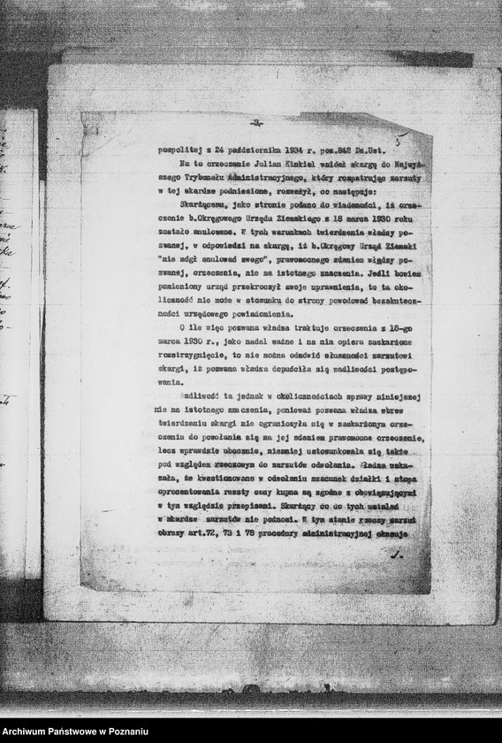 Obraz 9 z jednostki "/Sprawy związane z parcelacją majątku Kowalewo powiatu konińskiego"