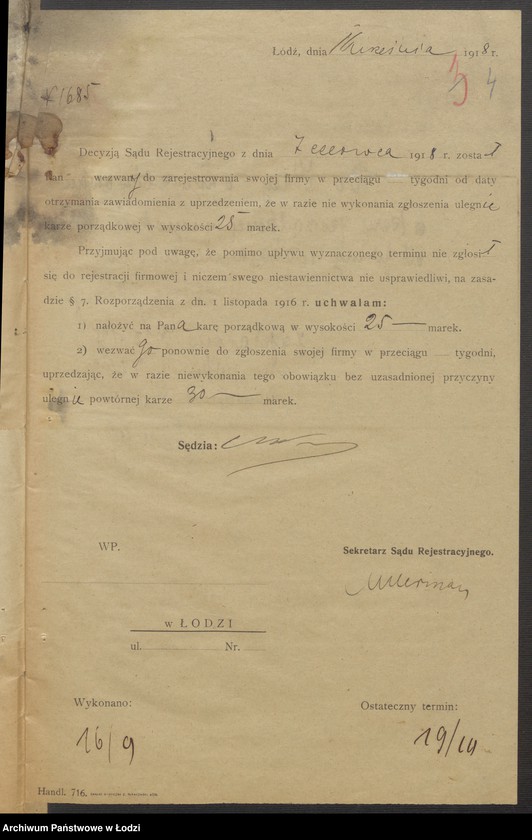 Obraz 6 z jednostki "Szaja Lewensohn, Dawid Merzel- skład skóry"