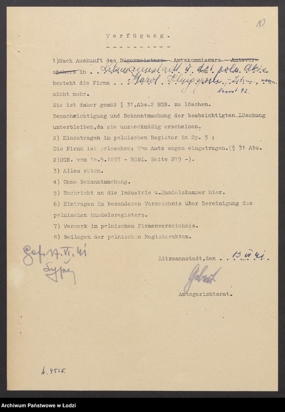 Obraz 12 z jednostki "Karol Klinsporn- prowadzenie tkalni mechanicznej"