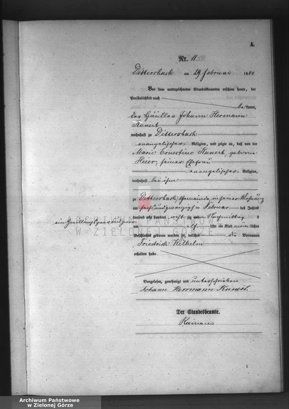 Obraz 14 z jednostki "[Księga aktów urodzeń]"