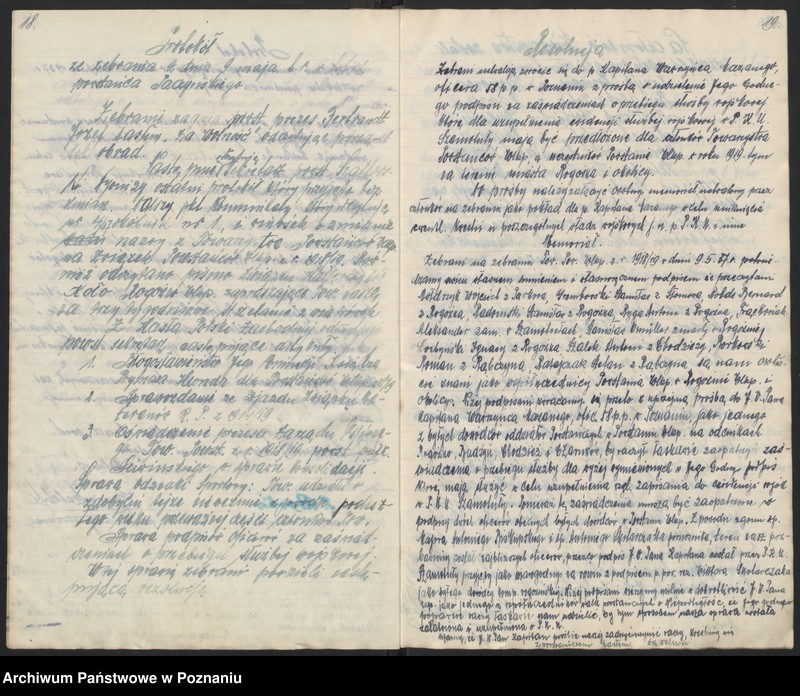 Obraz 13 z jednostki "Rogoźno, powiat Oborniki - akta koła [protokoły zebrań]"