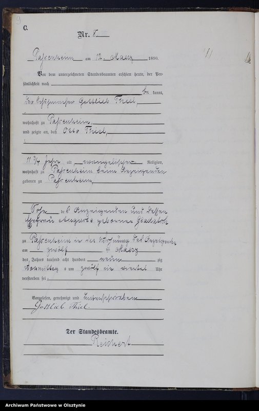 image.from.unit.number "Sterbe-Haupt-Register Nr 1 - 69"