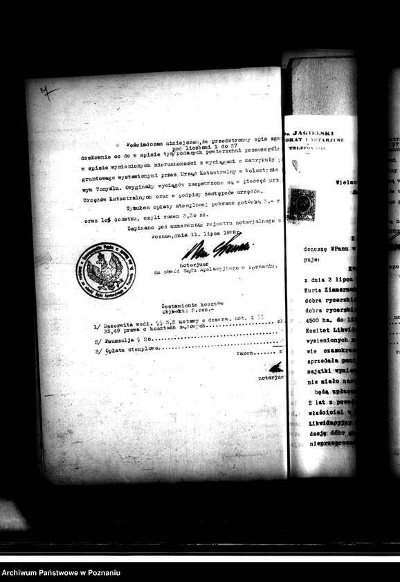 image.from.unit.number "Majątek Grodzisk powiatu nowotomyskiego wyłączenie z art. 4 i 5 ustawy o wykonaniu reformy rolnej Helena Zimmermann"