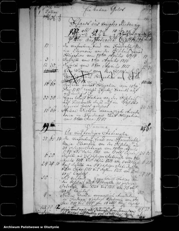 image.from.unit.number "Jahr-Rechnungen der Frödenauschen Kirche [Erbhauptamts-Exemplar]"