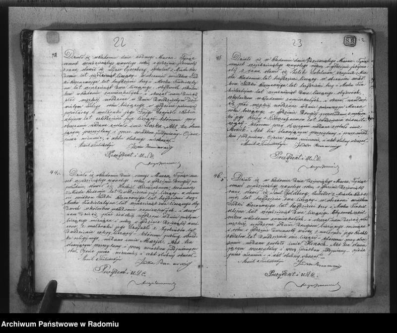 image.from.unit.number "[Duplikat akt USC wyznań niechrześcijańskich - Radom 1864]"