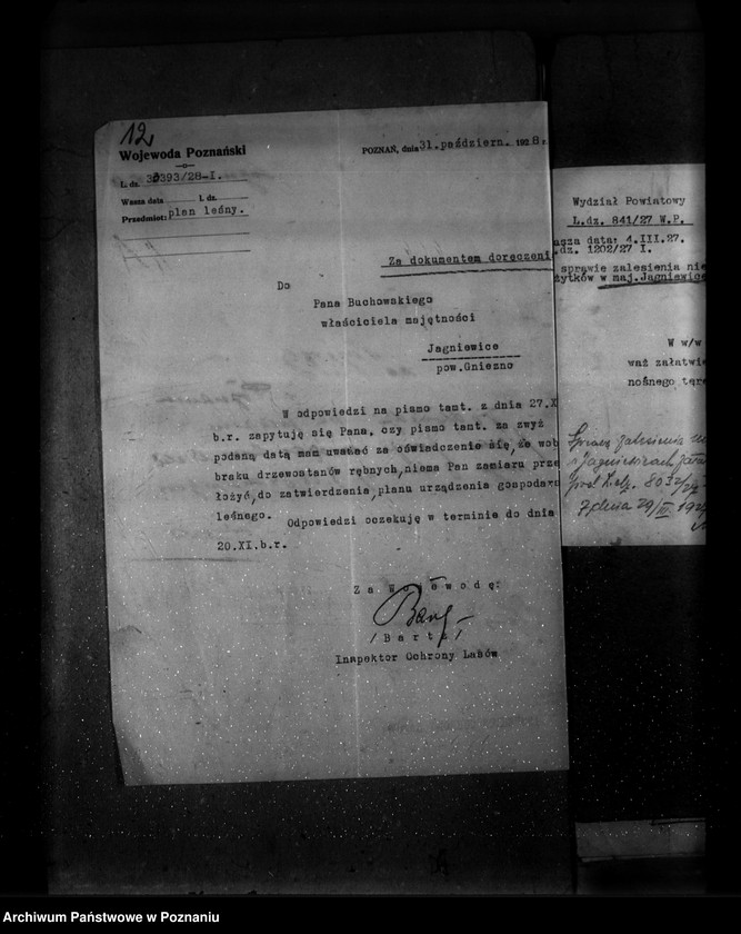image.from.unit.number "Majętność leśna Jagniewice powiat wągrowiecki"