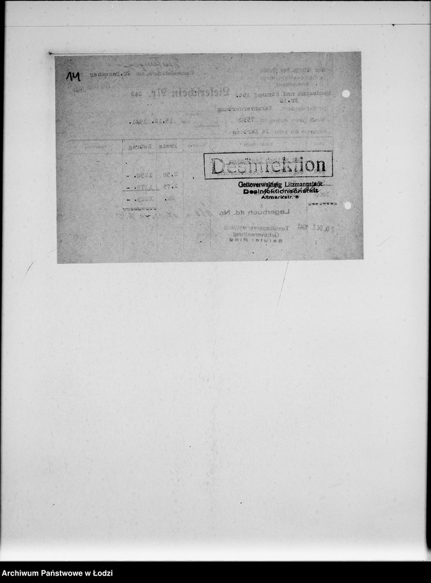 Obraz 18 z jednostki "Handschuh-u.Strumpf-Abteilung. [Świadectwa dostaw z Getta]"