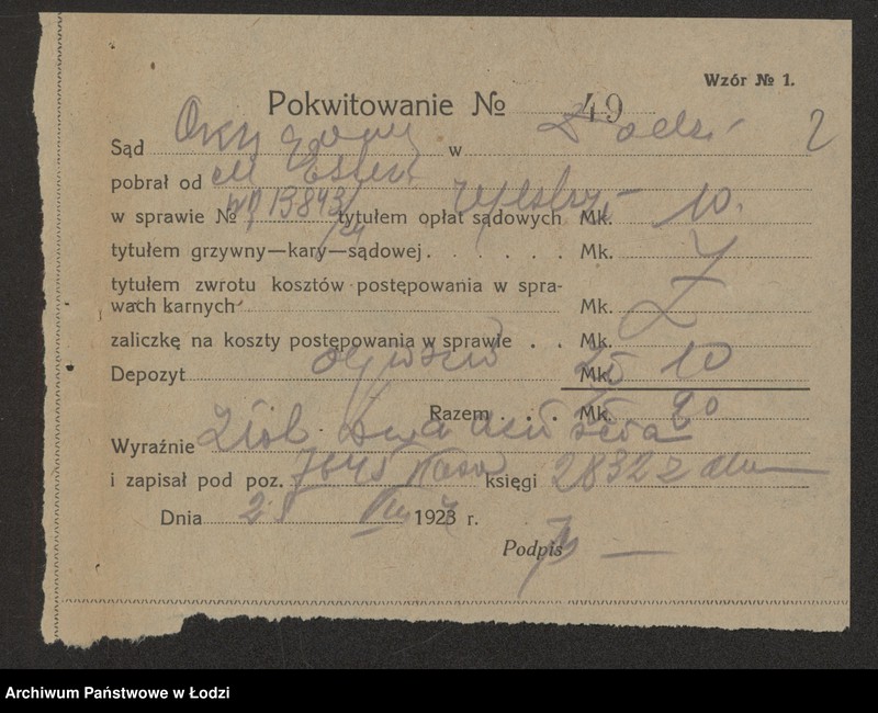 Obraz 4 z jednostki "Mendel Erster- handel zbożem"