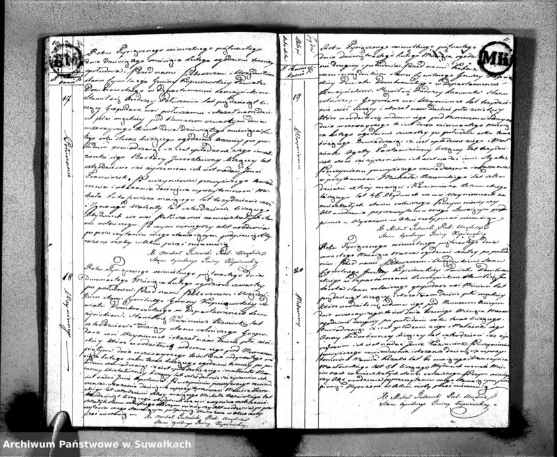 image.from.unit.number "Akta Urodzonych Gminy Kopciowskiey od 1-go Stycznia 1815"