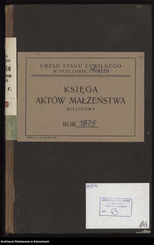 image.from.unit.number "Księga małżeństw"