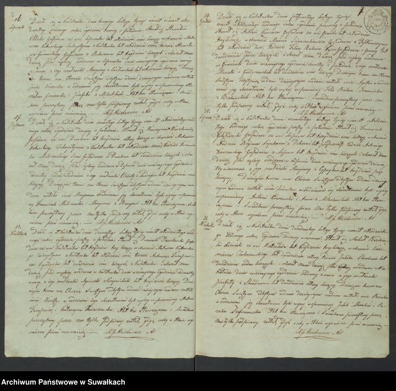 image.from.unit.number "Duplikat Akt Urodzonych, Zaślubionych i Zmarłych w Parafii Kaletnickiey. Kaletnik poczynający się od dnia 1-go Stycznia do dnia 31 Grudnia 1847 roku."