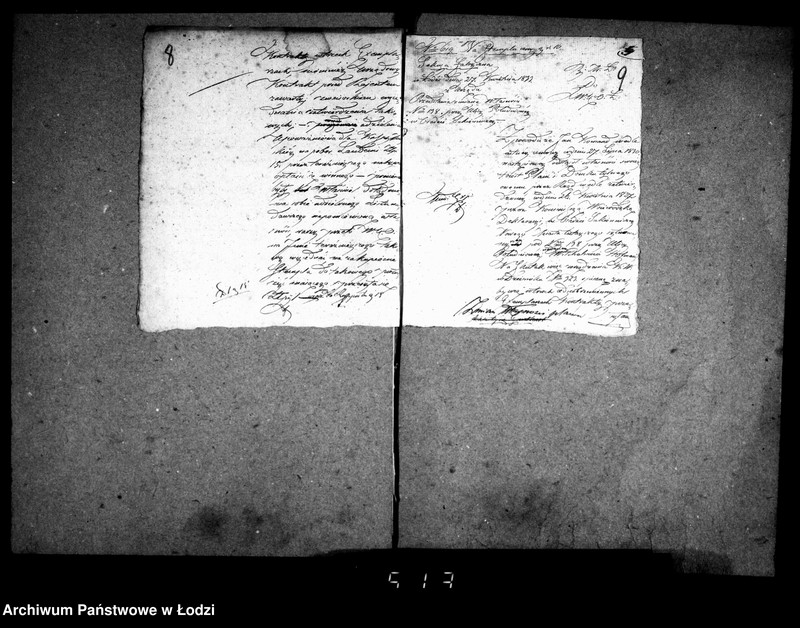 Obraz 9 z jednostki "Akta tyczące się zmian właścicieli placów czynszowych w Nowym Mieście"