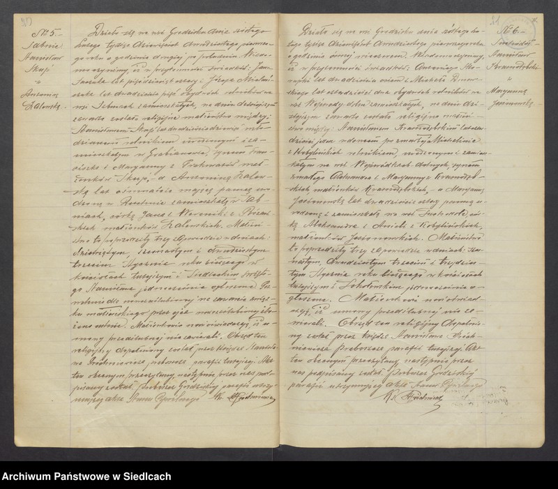 image.from.unit.number "Unikat aktów stanu cywilnego zaślubionych Parafii Grodzisk od 1919 roku do 1937 roku"