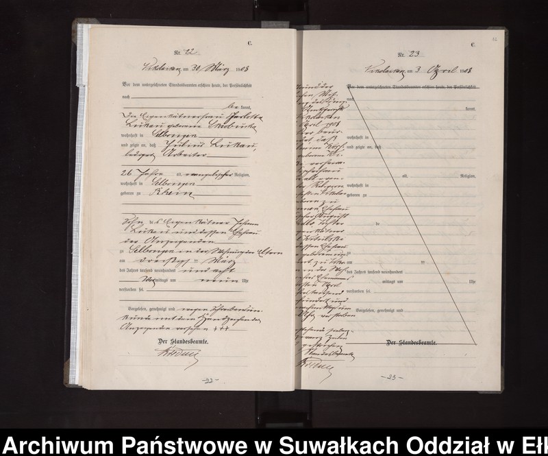 image.from.unit.number "Sterbe-Haupt-Register des Königlichen Preussischen Standes-Amtes Nikolaiken Kreis Sensburg"