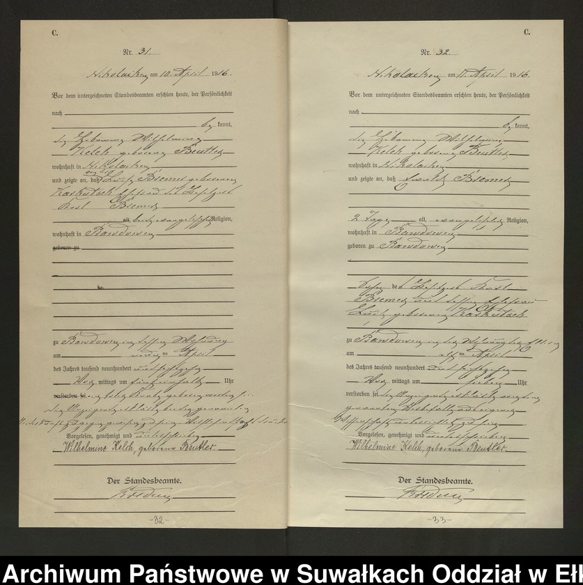 image.from.unit.number "Sterbe=Haupt=Register des Königlichen Preussischen Standes-Amtes Nikolaiken Kreis Sensburg"