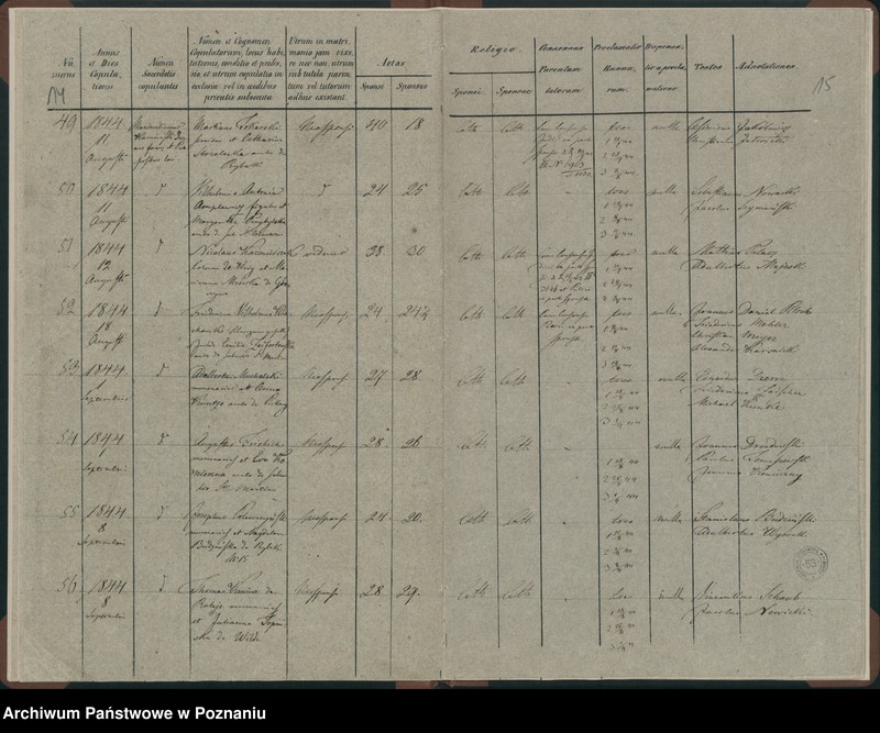Obraz 10 z jednostki "Księga małżeństw"