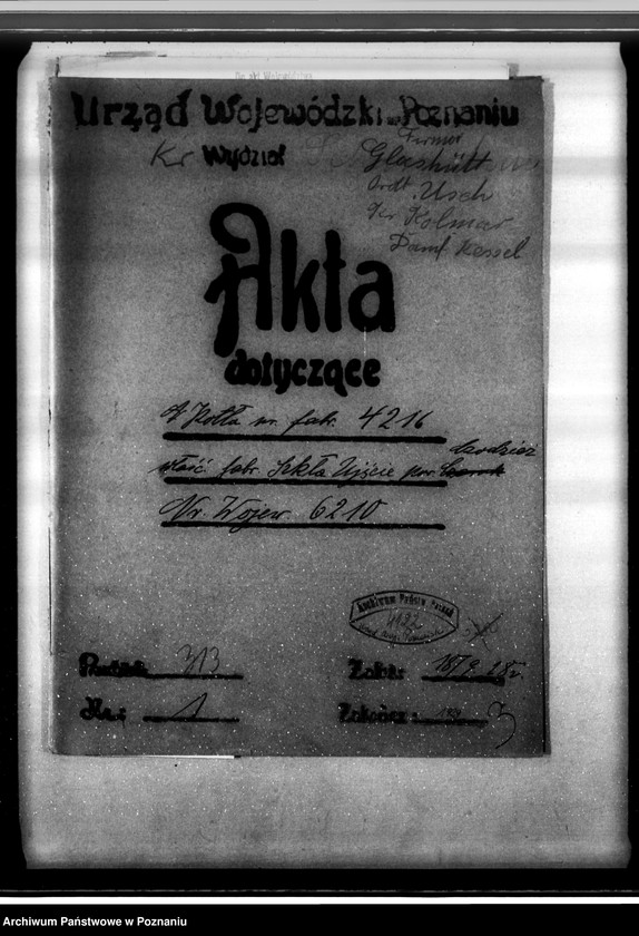 Obraz 4 z jednostki "Huta Szkła Ujście pow. chodzieski kocioł nr fabryczny 4216 kocioł nr woj. 6210"