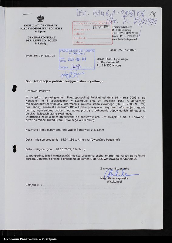 image.from.unit.number "Akta zbiorowe [urodzenia 1907-1914, małżeństwa 1931]"