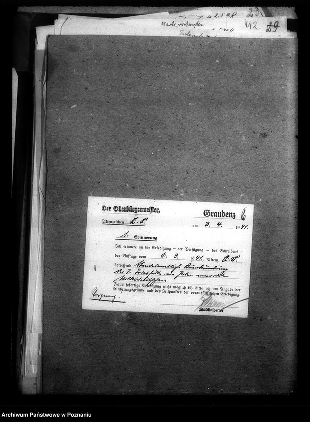 Obraz 10 z jednostki "Amtliche Meldungen Kreis Grandenz (Grudziądz)"