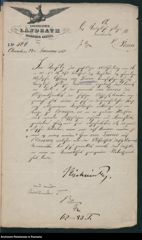 Obraz 14 z jednostki "A. betr. den Gutsbesitzer Hippolit von Turno"