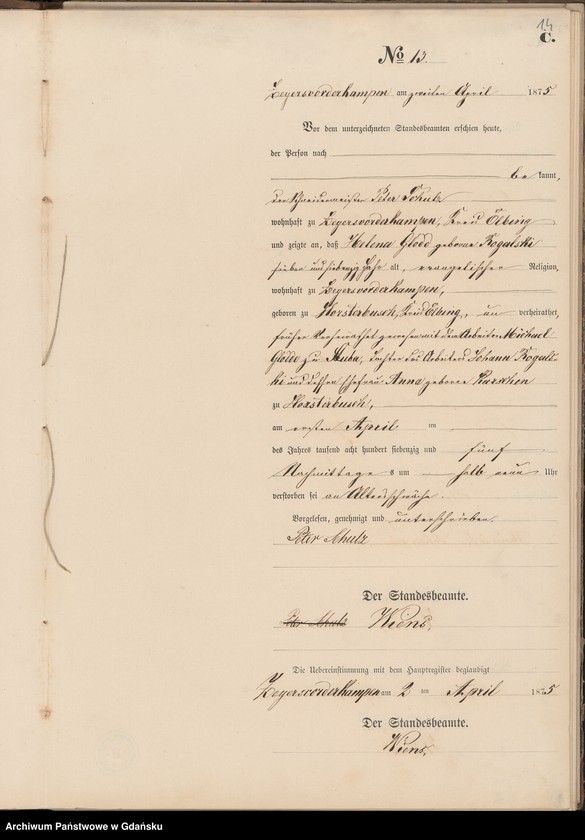 Obraz 16 z jednostki "Księga zgonów"