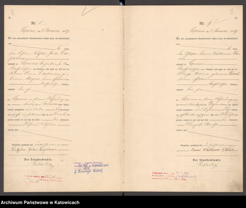 image.from.unit.number "Księga urodzeń T. I nr 1-400"