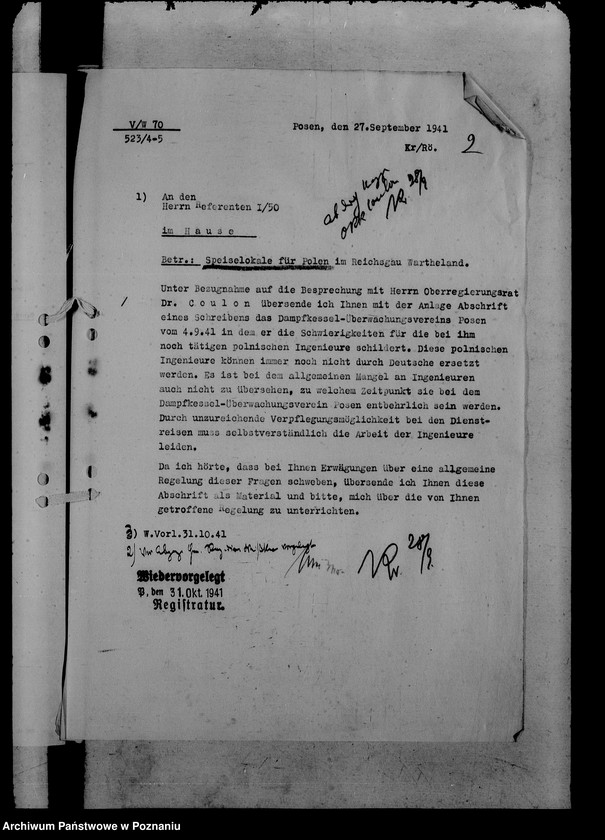 Obraz 6 z jednostki "Przepisy dla ludności polskiej w sprawie korzystania z restauracji"