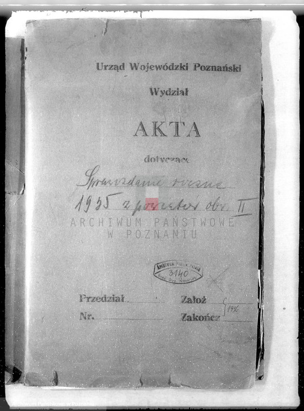 Obraz 5 z jednostki "Sprawozdanie roczne za 1935 rok /komisarzy ochrony lasów/"