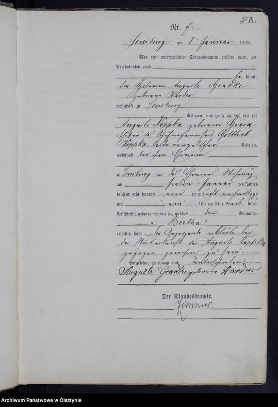 image.from.unit.number "Geburts-Haupt-Register Nr 1 - 317"