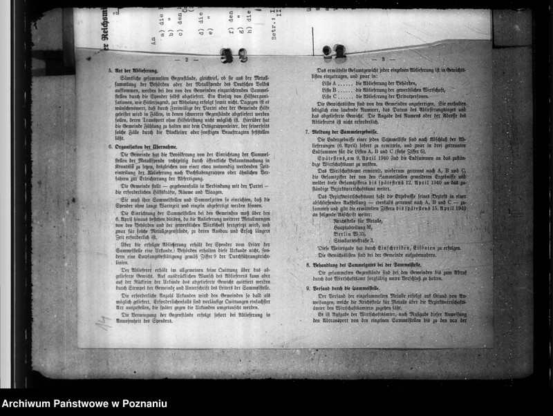Obraz 20 z jednostki "Ablieferung der Denkmäler zur Verstärkung der Metallreserve. Altpapiergewinnung."