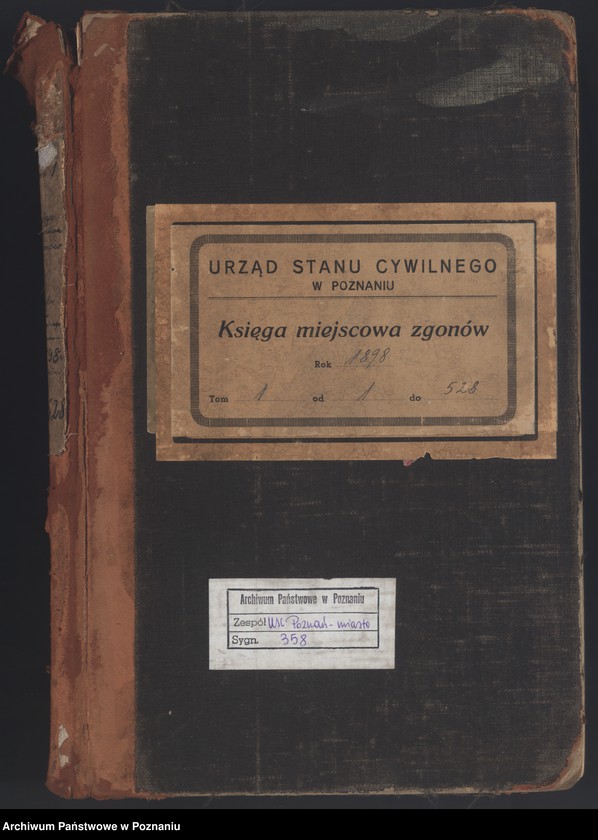 Obraz 2 z jednostki "Księga zgonów t. I"