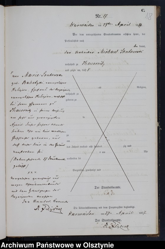 image.from.unit.number "Sterbe-Neben-Register Nr 1 - 46"