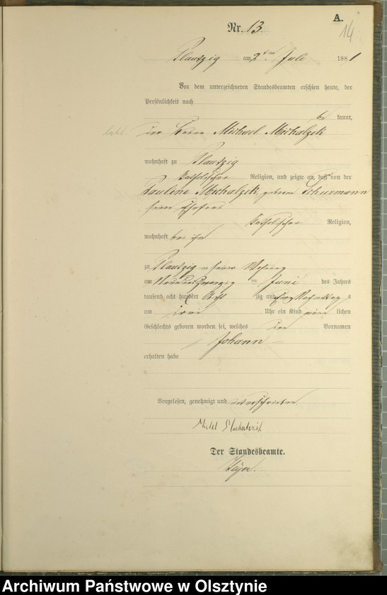 image.from.unit.number "Geburts-Haupt-Register Nr 1 - 22"