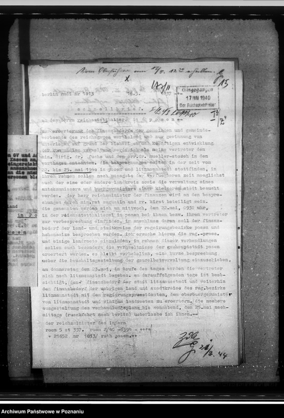 Obraz 19 z jednostki "Finanzbedarf der Gemeinden. Abbau von Rasenerzen. Finanzlage der Städte Jarotschin, Pleschen"