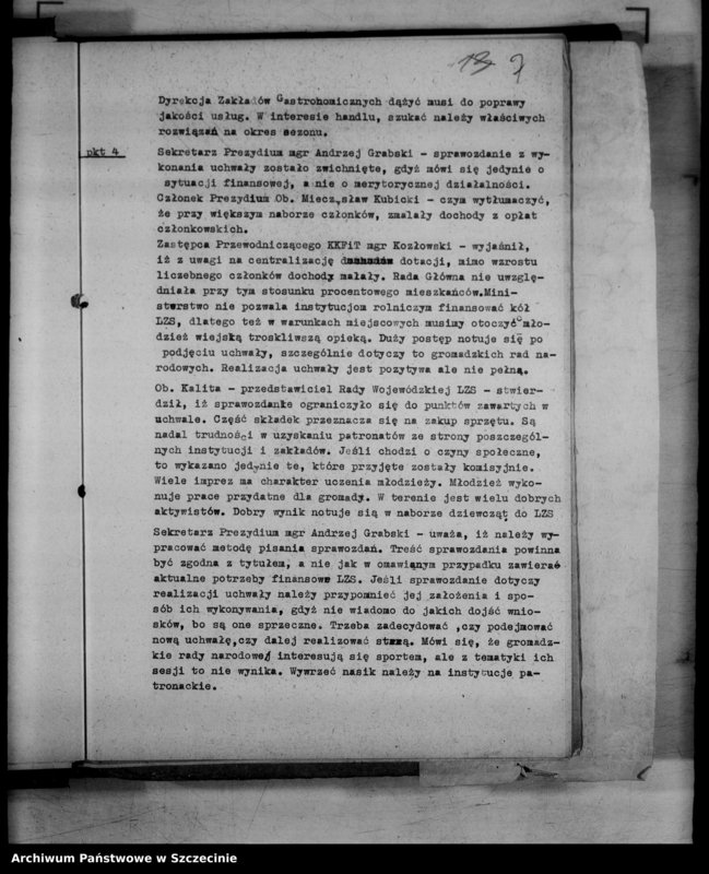 image.from.unit.number "Protokół posiedzenia Prezydium Wojewódzkiej Rady Narodowej  nr 112, miesiąc lipiec"