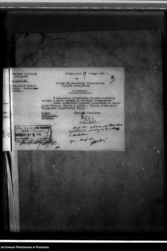 Obraz 7 z jednostki "Mechaniczna obrabiarnia drzewa w Krobi , własność Wiśniewicza /rozbudowa/"