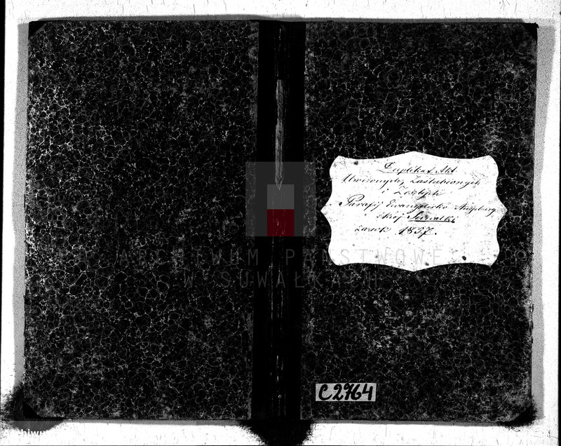 image.from.unit.number "Duplikat Akt Urodzonych, Zaślubionych i Zeszłych Parafij Ewangelicko-Augsburgskiej Suwałki za rok 1857"