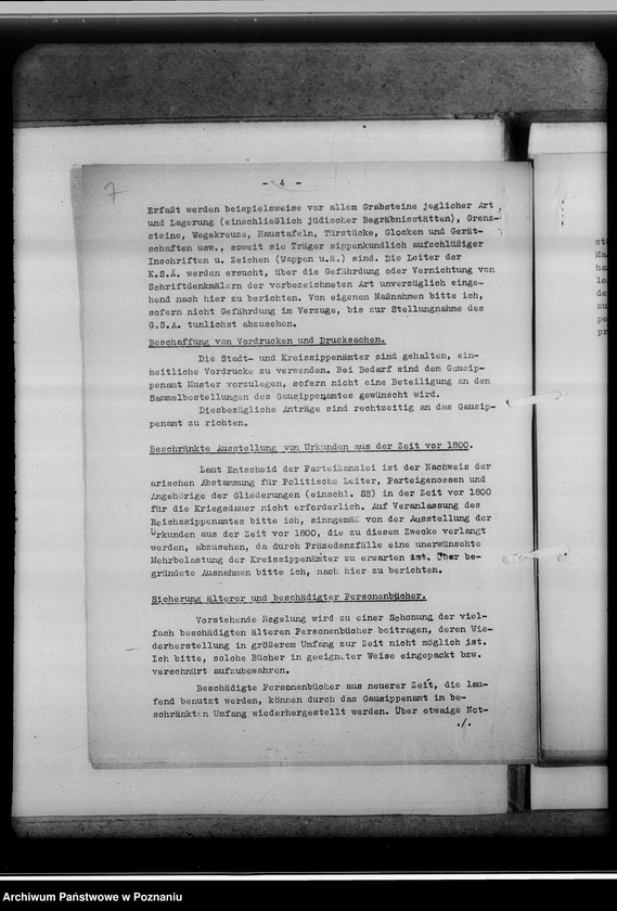 Obraz 11 z jednostki "Mitteilungen an sämtliche Stadt - und Kreissippenämter des Gaues Warthelands"